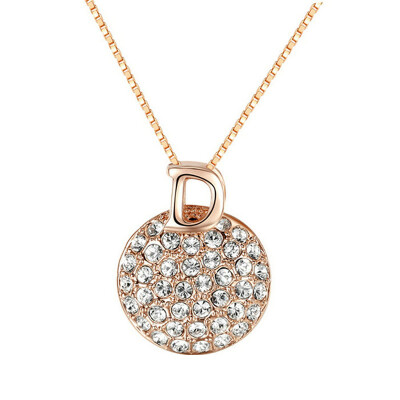 

Yoursfs@ Fashion Zetters D Round Pendant Necklace For Women New Sell Jewelry