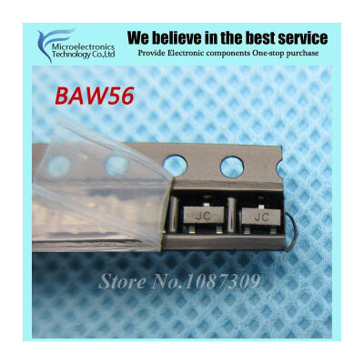 

200pcs free shipping BAW56 BAW - General Purpose Power Switng 85V 200mA A1 SOT23-3 new original