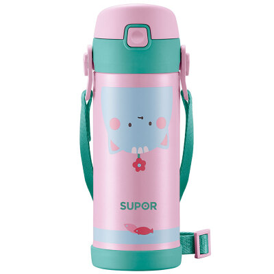 

Su Boer supor Bole children&39s insulation Cup sports water bottle 304 stainless steel baby water cup outdoor water cup vacuum cold cold with straw smart cat 370mL KC37CD2