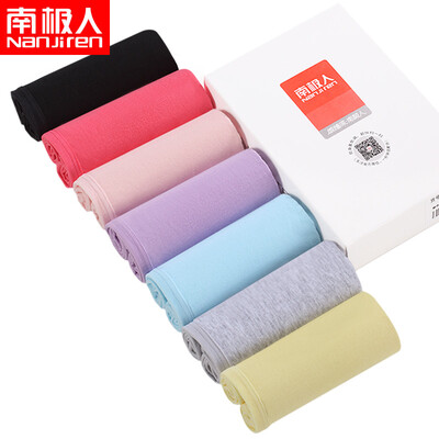 

Antarctic Nanjiren Women&39s underwear Candy-colored triangular underwear Sexy low-waist breathable comfortable printing candy color Women&39s 7 gift box