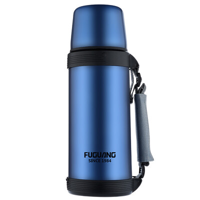 

Fuguang 304 stainless steel outdoor travel home can enjoy enjoyment pot 18L transparent blue