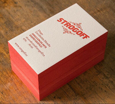 

Visiting card with color printing PVC round corner 038mm business card