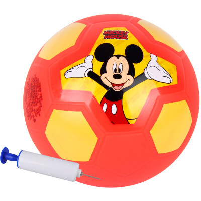 

Ha ha ball children's toy ball Disney cartoon patting ball kindergarten No. 3 football red Mickey