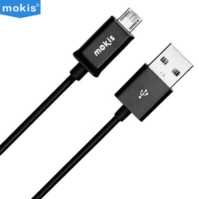 

Moqi Si (Mokis) Micro USB интерфейс для кабеля передачи данных телефона Android / зарядный кабель 2 м черный для Samsung / Huawei / проса / Meizu / HTC / Sony