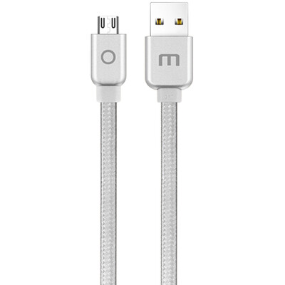 

Meizu (MEIZU) Micro USB металлический кабель для передачи данных телефон зарядная линия Эндрюс шнур питания 1,2 м серебро