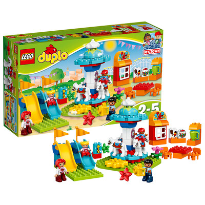

LEGO DEO LEATHER series 2 year olds&5 year old shooting playground 10839 puzzle children building blocks toys LEGO