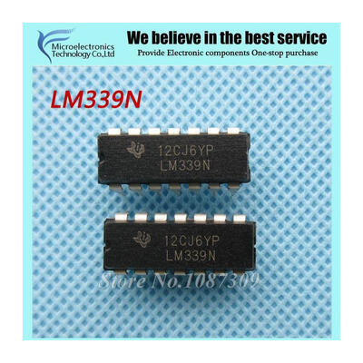 

10pcs free shipping LM339N LM339 DIP-14 Analog Comparators Quad Differential new original