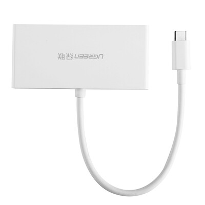 

Type-C трансфицировали с зеленым сплиттером расширением USB3.0 хаб HUB USB-адаптером C линии передачи данных поддерживает Apple, новый Macbook Air просо Huawei MateBook 40379