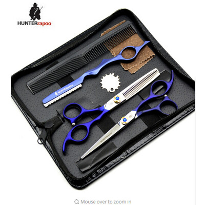 

5.5" 6" Professional Hairdresser Scissors Japan 440C Barber Shear set Hair Cutting Scissor Thinning Scissor Hairdressing