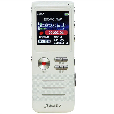 

Цинхуа Tongfang диктофон HD телеобъектив шум миниатюрный MP3 сверхдальние T & F-K97 жемчужно-белый