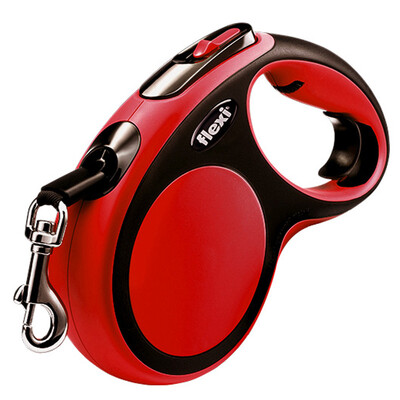 

German imports Fulai Xi Flexi Vario band series automatic telescopic pet dog traction rope walk dog rope gold hair Teddy dog ​​chain gem red XS code