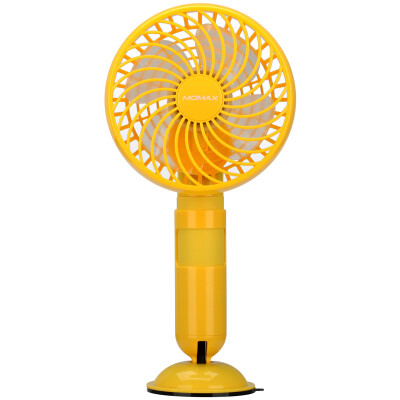 

MOMAX MOMAX IF1 two-in-one emergency mobile power fan charging small fan USB fan 2500mAH emergency charge yellow