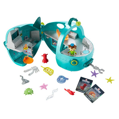 

Морское дно небольшая колонка (OCTONAUTS) развивающие игрушки супер фонарь пакет лодки рыбы DYT07