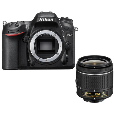 

Nikon D7200 SLR Machine AF-P DX NIKKOR 18-55mm f35-56G VR Black