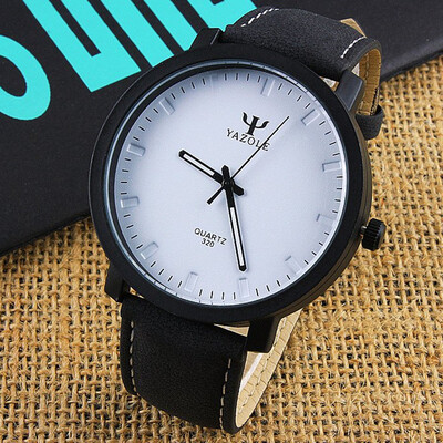 

2017 Fashion Big Dial Casual Watches Men Sport Quartz Watch Yazole Simple Couple Wrist Watch Hot Male Clock