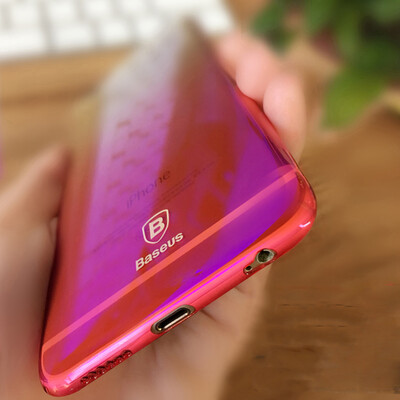 

Baseus Apple 6 / 6s mobile phone shell plating drop all-inclusive protective cover for iphone6 ​​/ 6S 4.7 inches through powder