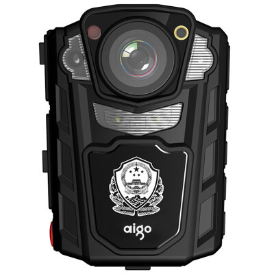 

Patriot aigo DSJ-R2 law enforcement recorder Police Edition infrared night vision 1080P portable encryption laser positioning recording video intercom 64G black