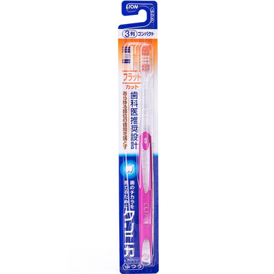 

Lion (Lion) CLINICA flat cut 3 row deep cleaning toothbrush dentist push design 1 package (color random delivery) (Japanese original import