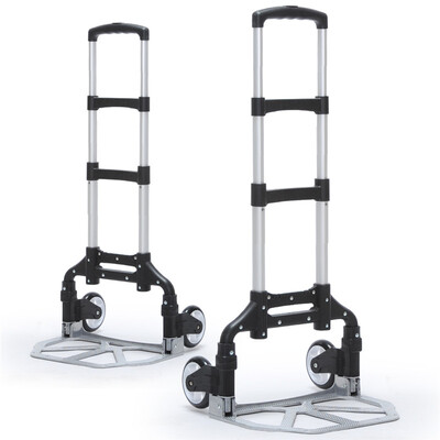 

Space excellent goods trolley small pull cart folding saloon trolley shopping cart bearing weight about 30KG