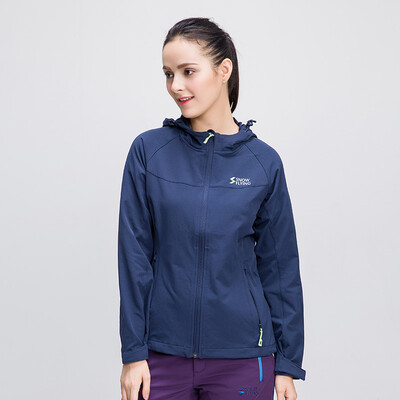 

Snow flying outdoors autumn&winter women breathable stretch walking speed dry jacket clothing coat coat A1621FY022 mine blue 5010