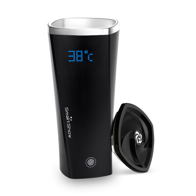 

SmartShow fashion smart cup water temperature show readily cup creative gift I-Cup black