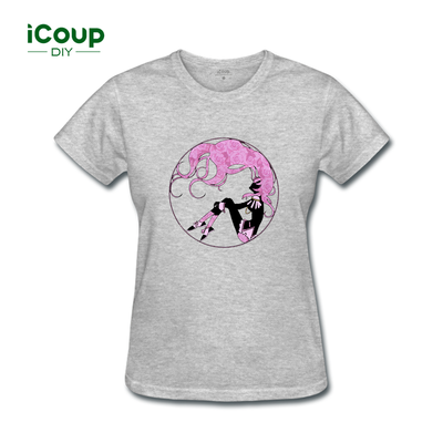 

Spring summer best selling women's t shirts Short sleeves Mesh Hipster Fashion Utena 3d Tees