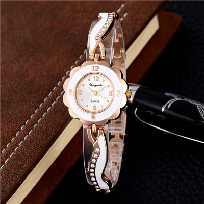 

Luxury Fashion Rose Gold Bracelet Women Watches Ladies Quartz Dress Watch Unique Design Elegant Clock