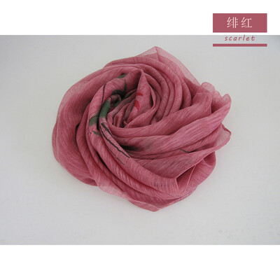 

Genuine Orangefox silk cashmere printed Chinese wind scarf 2