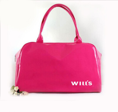 

Women's business bright leather fitness bag as gift for women