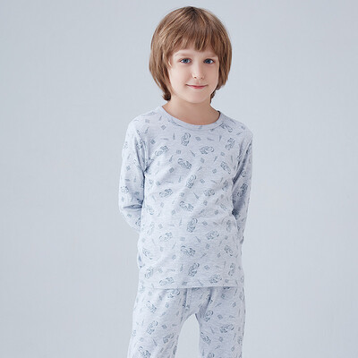 

Three guns Disney children&39s underwear cotton underwear suit men&women in the large children&39s clothing thin section of autumn clothes Qiuku sweater 28815D0 Ma gray 110