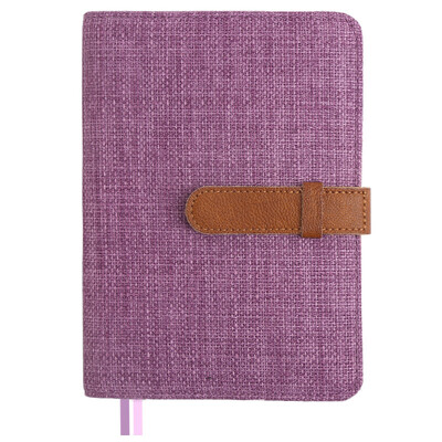 

Kinbor cotton&linen A6 hand book book schedule notebook hand book stationery notebook dill DTB6145-8