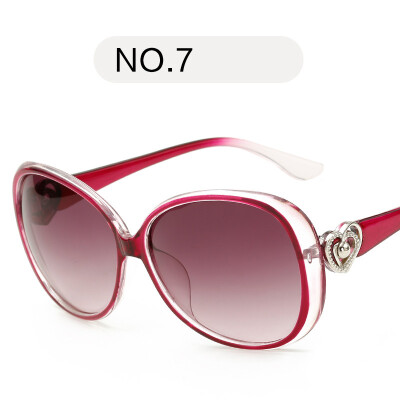 

Fashion Oval Sunglasses UV400 women luxury brand aviator