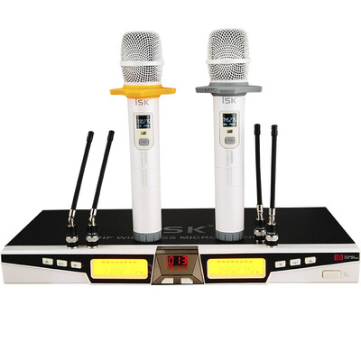 

iSK UM9000 High Quality Wireless Microphone with Two KTVSpeaking Dedicated Microphones