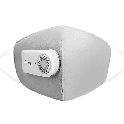 

Purely cloth pear fresh mask PM2.5 anti-haze pollen dust-proof electric air breathing valve breathable purifier classic white
