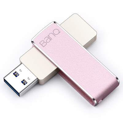 

banq F50 32GB USB3.0 all-metal 360-degree rotating high-speed U disk rose gold