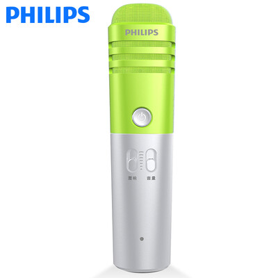 

Philips (PHILIPS) K38002 микрофон для мобильного телефона, чтобы петь все это K универсальный микрофон K Apple Apples конденсаторный микрофон звуковой компьютер K песня молодежная версия флуоресцентного зеленого
