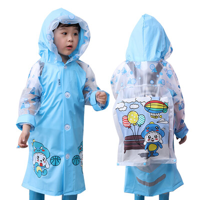 

Antarctic people Nanjiren NJR-008 children&39s raincoat students poncho blue  code