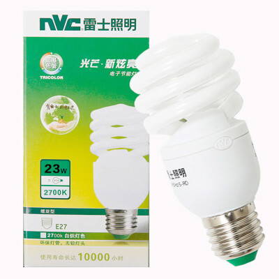 

NVC lighting NVC energy-saving lamps E27 large mouth spiral 23W2700K incandescent light yellow