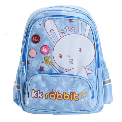 

ZHIGAO primary school bag childrens backpack men&women 1-3 grade burden ridged shoulder bag simple star KK-1338 pink