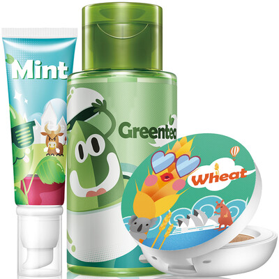 

Chun Ji пакеты макияж серии Value (жидкий 12g основа (цвет случайный) + украшают конец молока 45г (цвет случайный) + Средство для снятия макияжа 300мл (случайный))