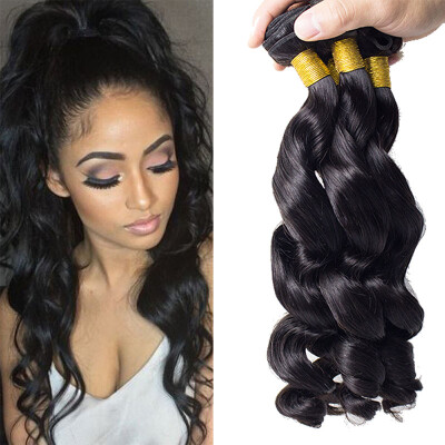 

Malaysian Virgin Hair Loose Wave 4 Bundles 9A Grade Malaysian Loose Wave Unprocessed Malaysian Loose Wet And Wavy Virgin Hair