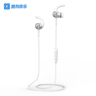

Cool dog KUGOU small cool M1 wireless sports Bluetooth headset magnetic inhaled ear headphones long life all-metal light upgrade version of moonlight silver