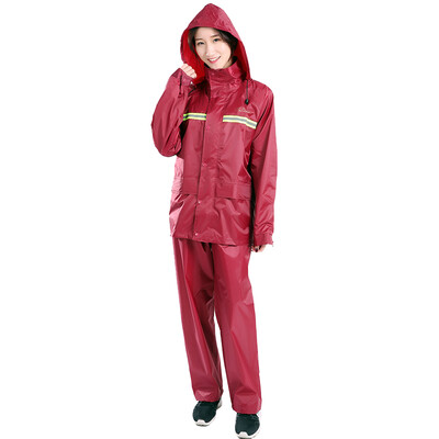 

Paradise Luminous Double Raincoat Set N211-7AX Sauce Red S
