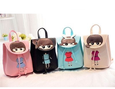 

Lovely girl cartoon ridge backpack as gift for girl