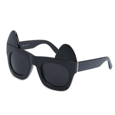 

Lady Removable Cat Ears Personality Tide People Sunglasses as gift for women