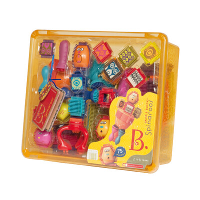 

BToys Bolete bristle building blocks 75 tablets with storage box sensory training early education 2 years old BX1040Z