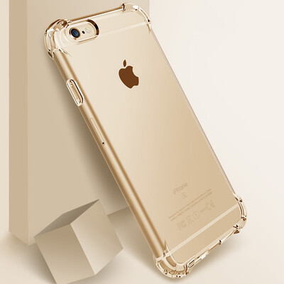 

Send Zi Apple 6s plus phone shell drop all-inclusive iphone6splus phone shell men&women silicone strap lanyard hole through the gold