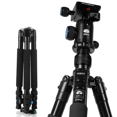 

Штатив SIRUI E1004 + G11 PTZ Капот Nikon SLR Штатив для штатива Алюминиевый сплав Светоотражающий зеркальный фотокамер Штатив Портативный микро-универсальный универсальный
