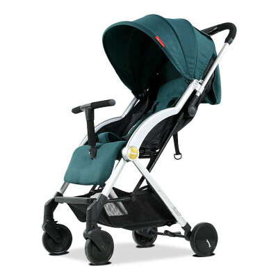 

【Jingdong Supermarket】 Silk (Pouch) baby trolley ultra-light can sit in the portable umbrella folding baby carriage children's trolley a22 dark green
