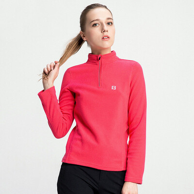 

Snow fly autumn and winter fleece women half-cardigan jacket anti-static breathable 1621ZY022 ecological blue | 5060